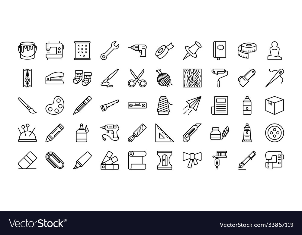 Art craft icon which can easily modify