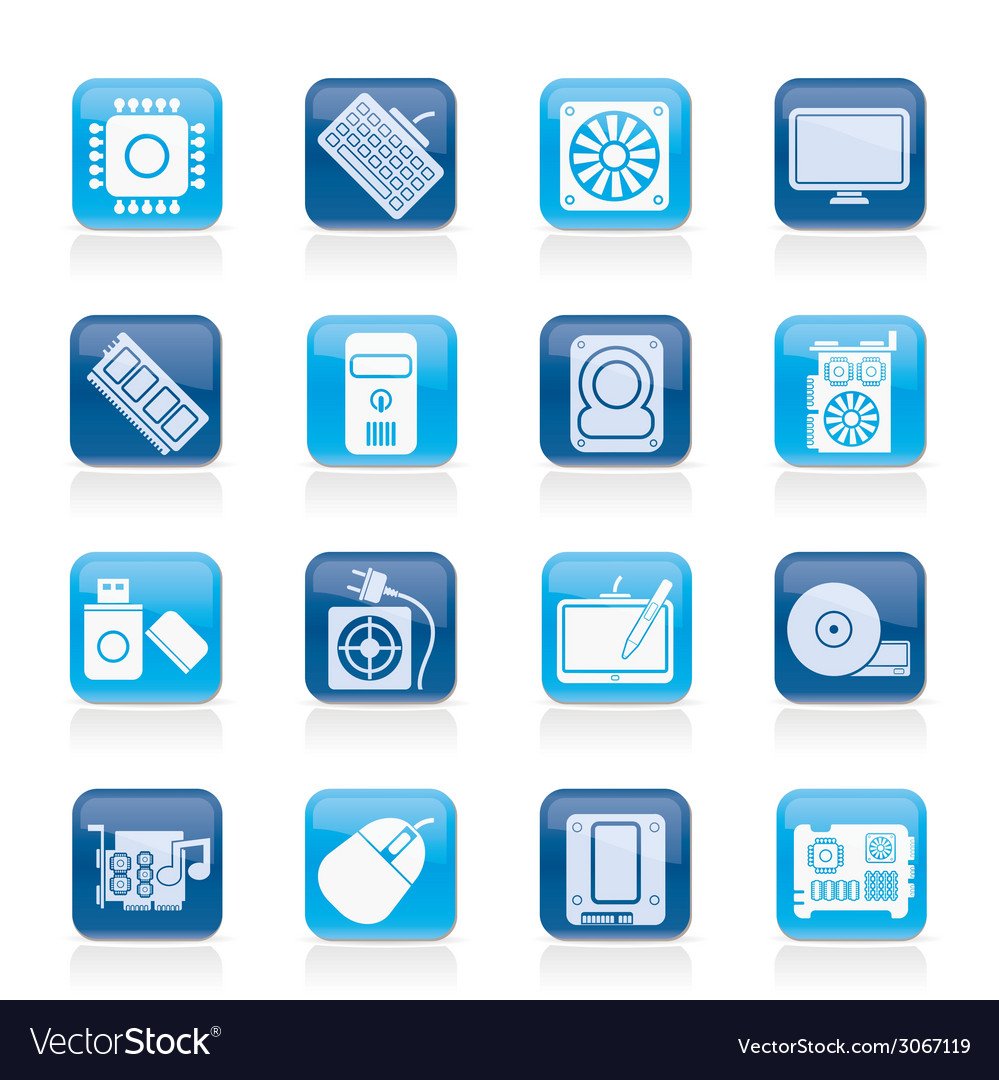 Computer part icons