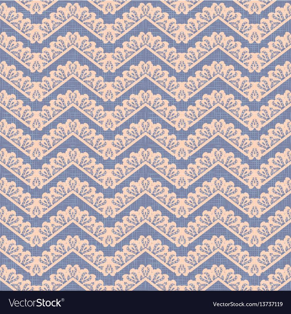 Zigzag decor seamless pattern canvas