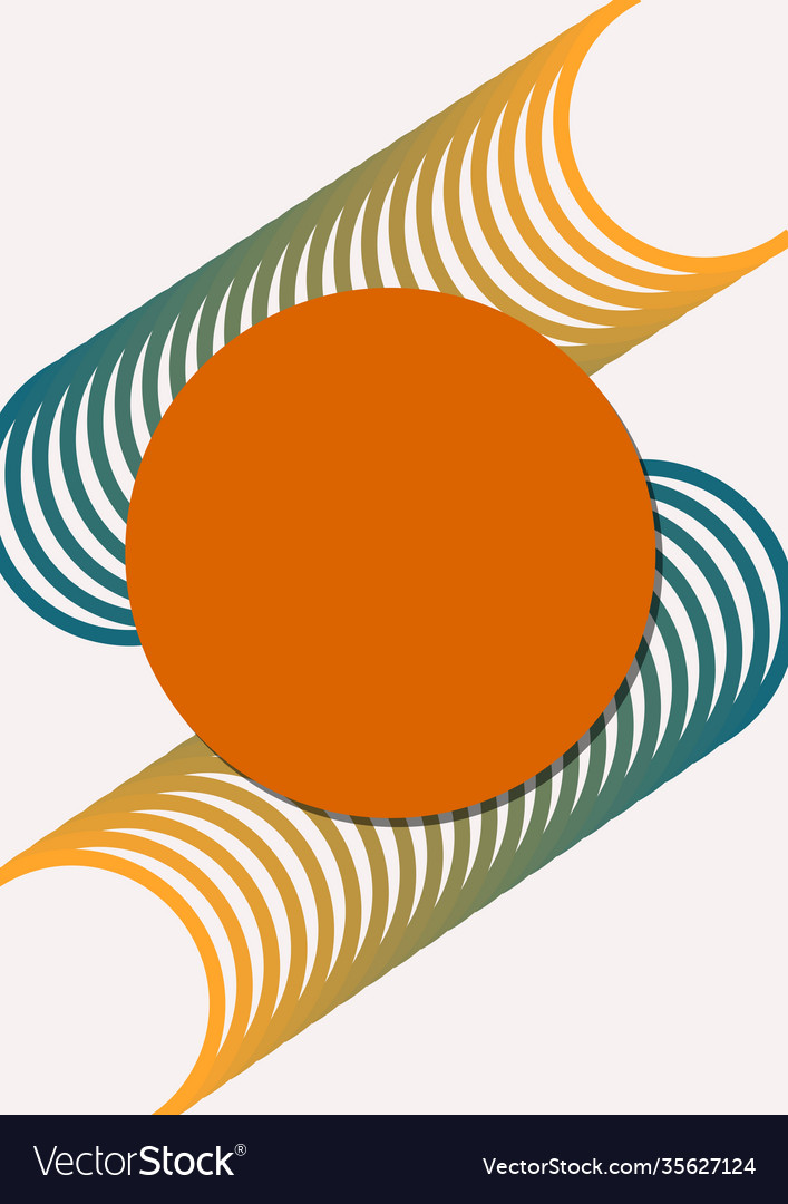 Abstract patterns composed circles in harmonic vector image Abstract patterns composed circles in harmonic