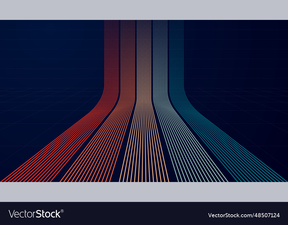 Abstract technology background with lines