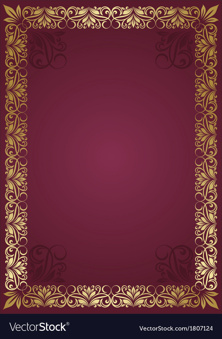 Floral frame Royalty Free Vector Image - VectorStock