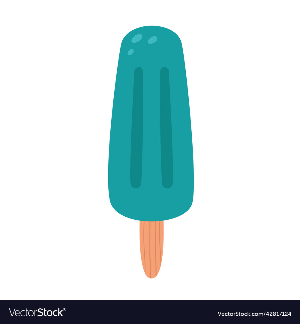 Ice Lolly Fruit Cream Summertime Hello Royalty Free Vector