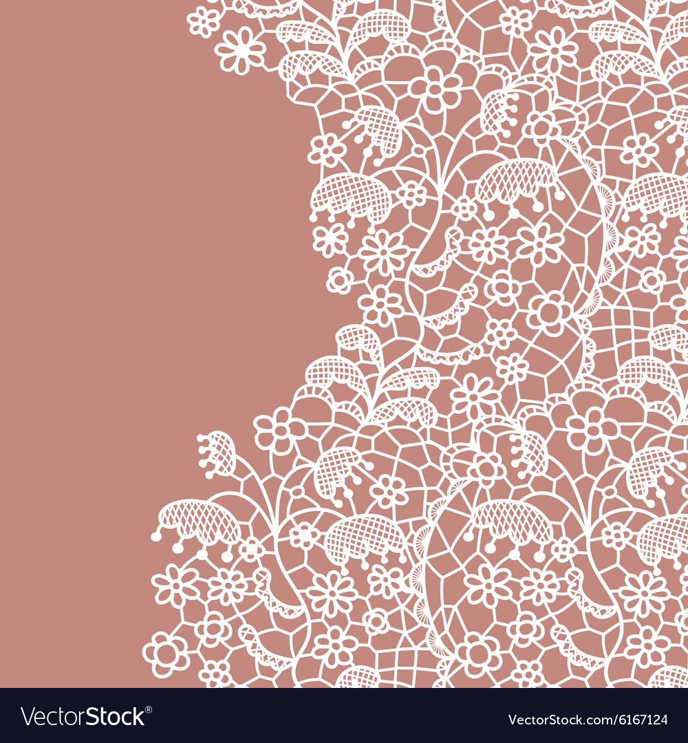 Lacy wedding invitation card