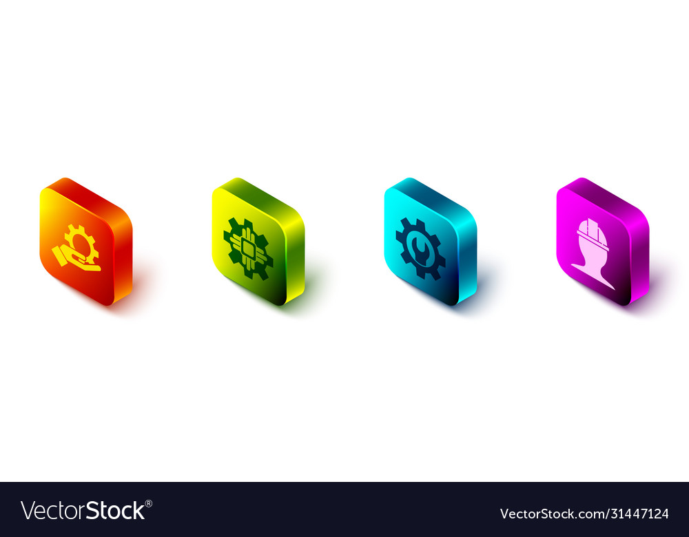 Set isometric settings in hand processor