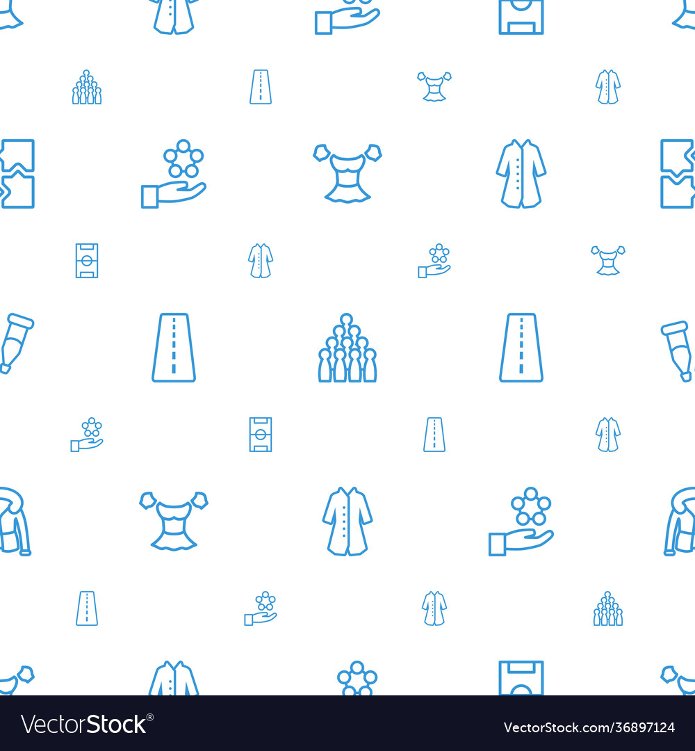 Sketch icons pattern seamless white background vector image Sketch icons pattern seamless white background