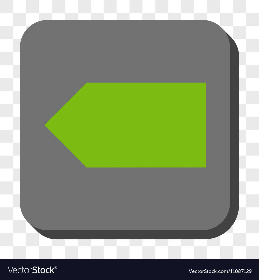 Direction left rounded square button