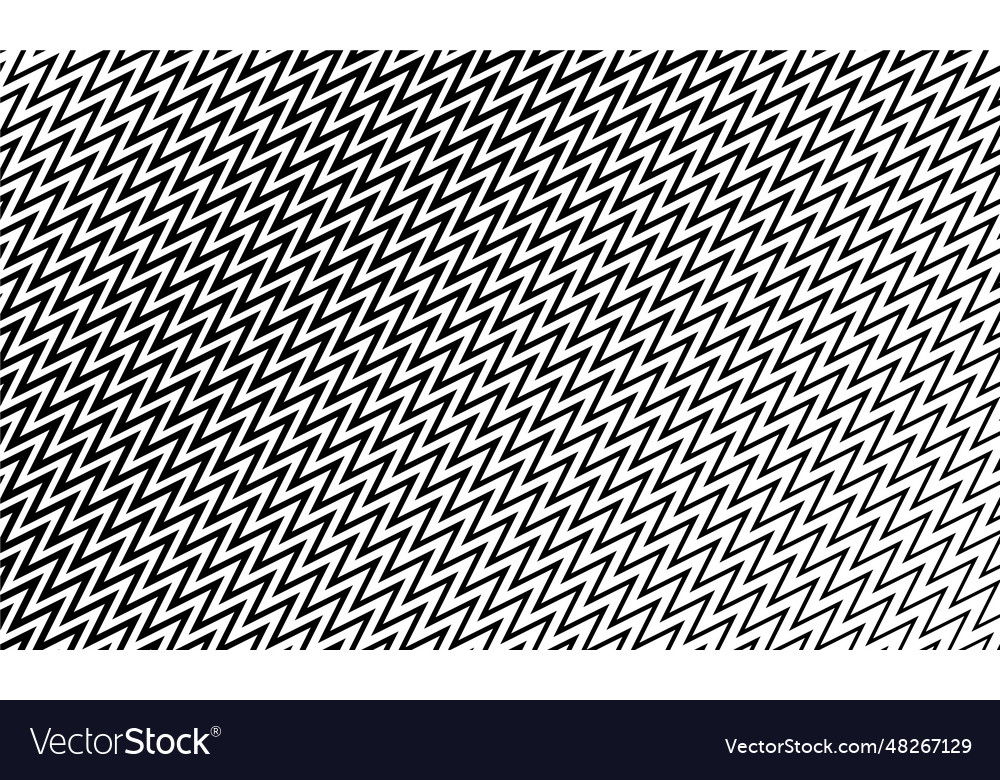 Modern black zigzag lines pattern