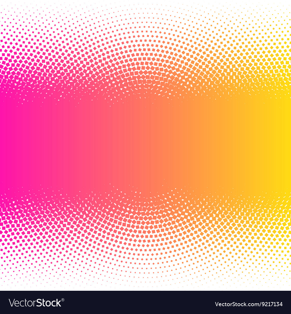 Abstract colorful halftone dots horizontal