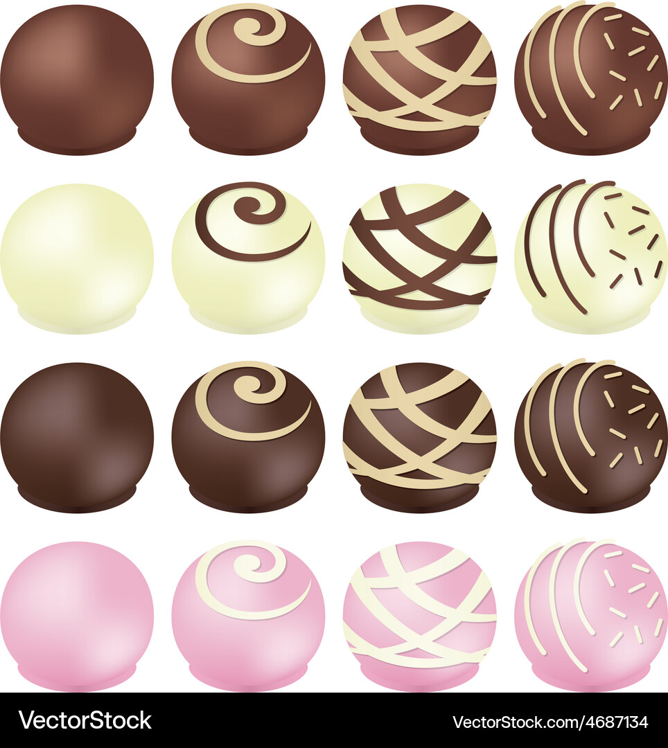 Chocolates Royalty Free Vector Image - VectorStock