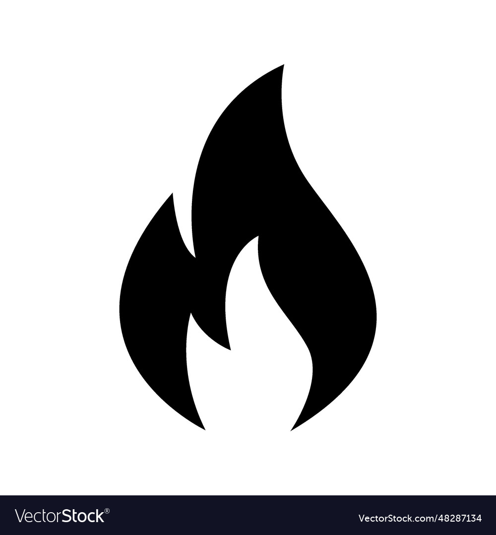 Fire icon Royalty Free Vector Image - VectorStock