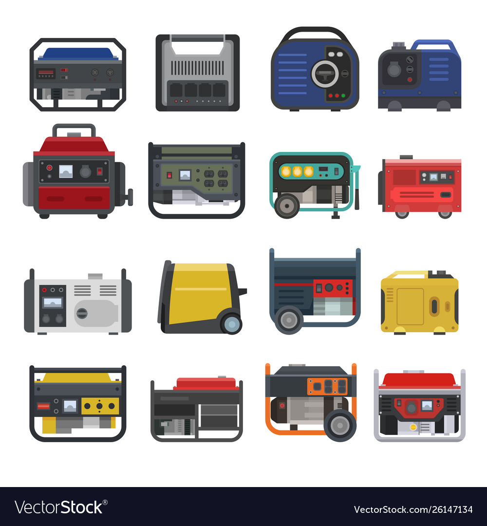 Generator power generating portable vector image Generator power generating portable