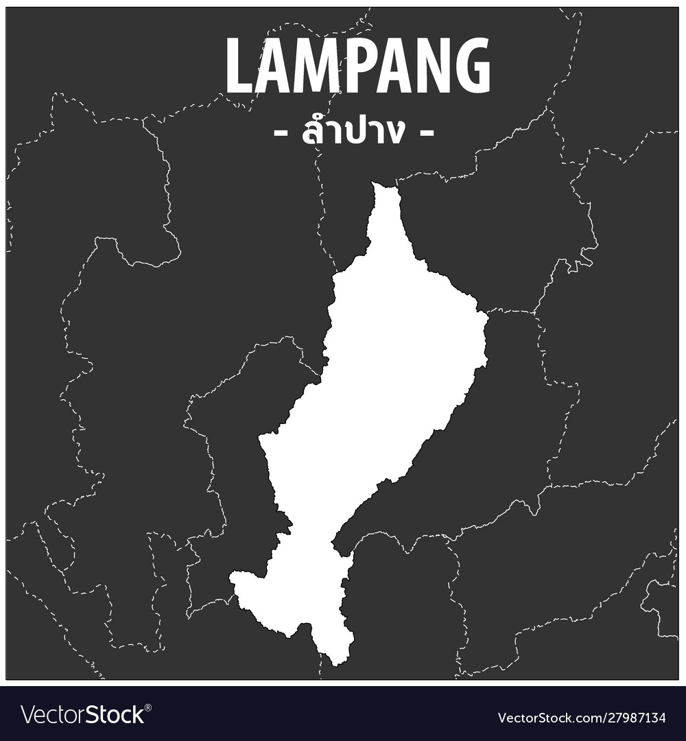 Lampang Thailand Map