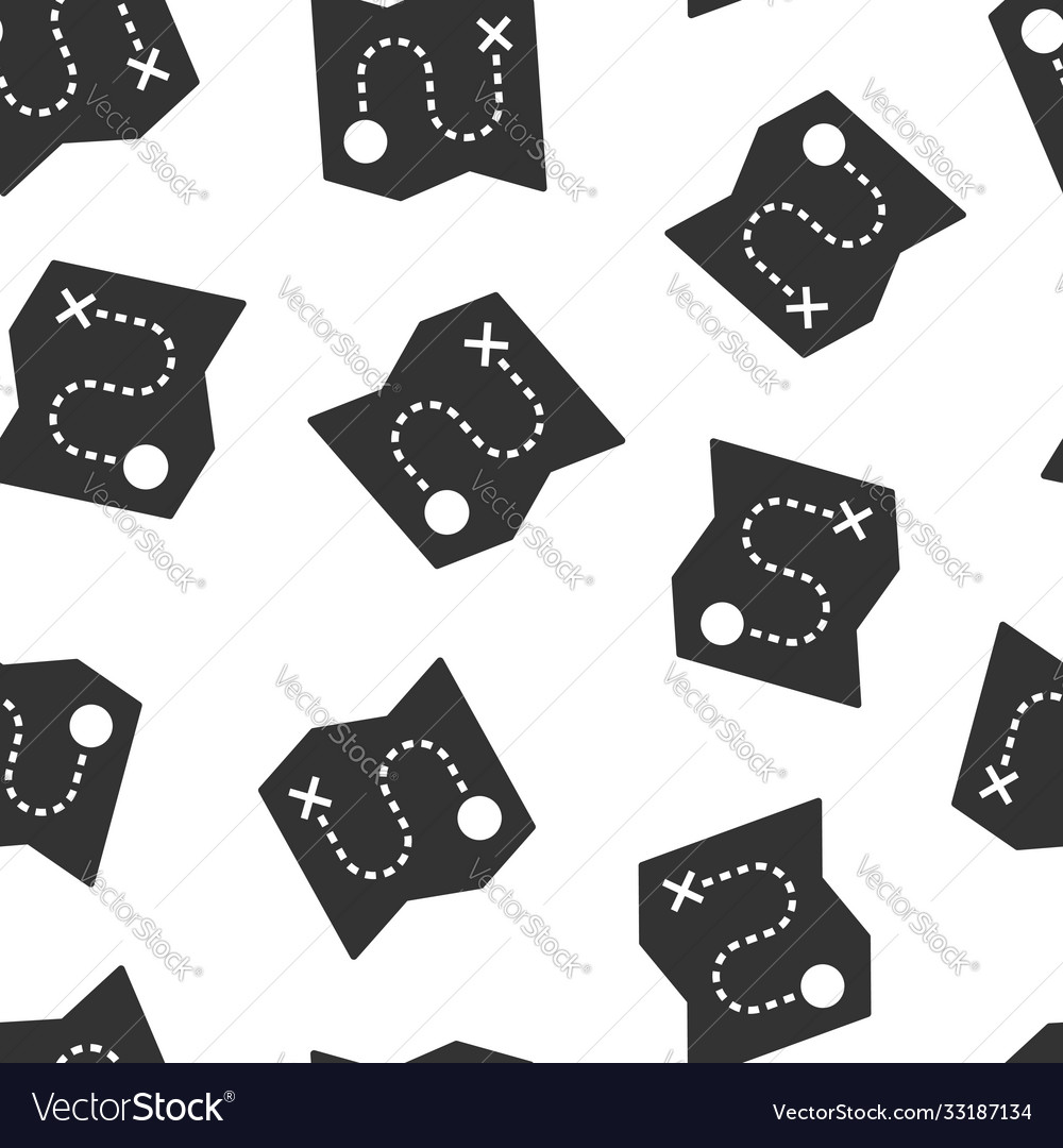 Map pin icon in flat style gps navigation vector image Map pin icon in flat style gps navigation