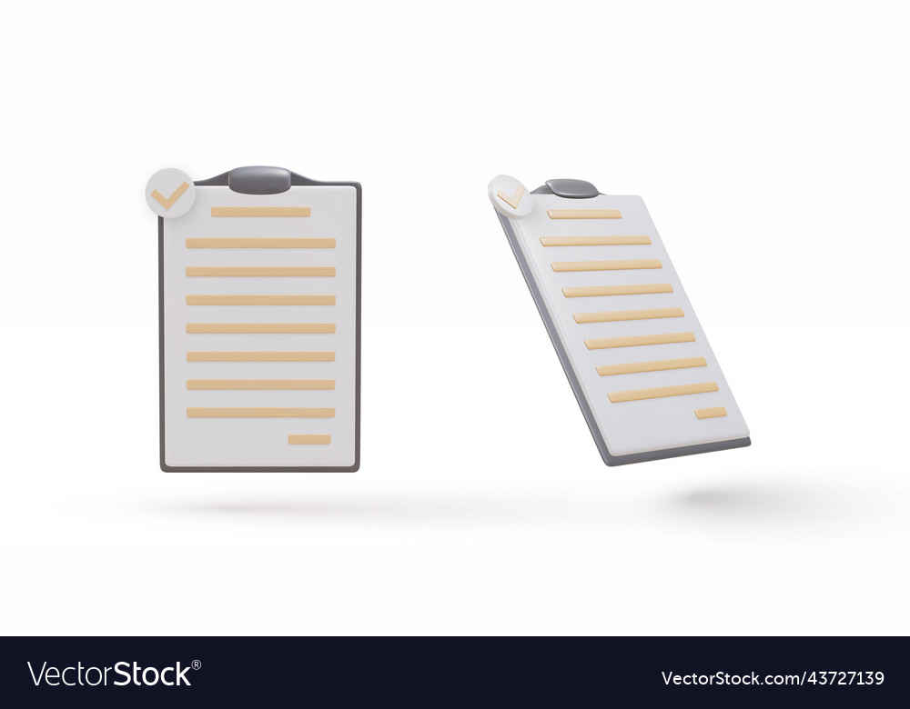 3d two documents icon stack of paper sheets Vector Image 3d two documents icon stack of paper sheets