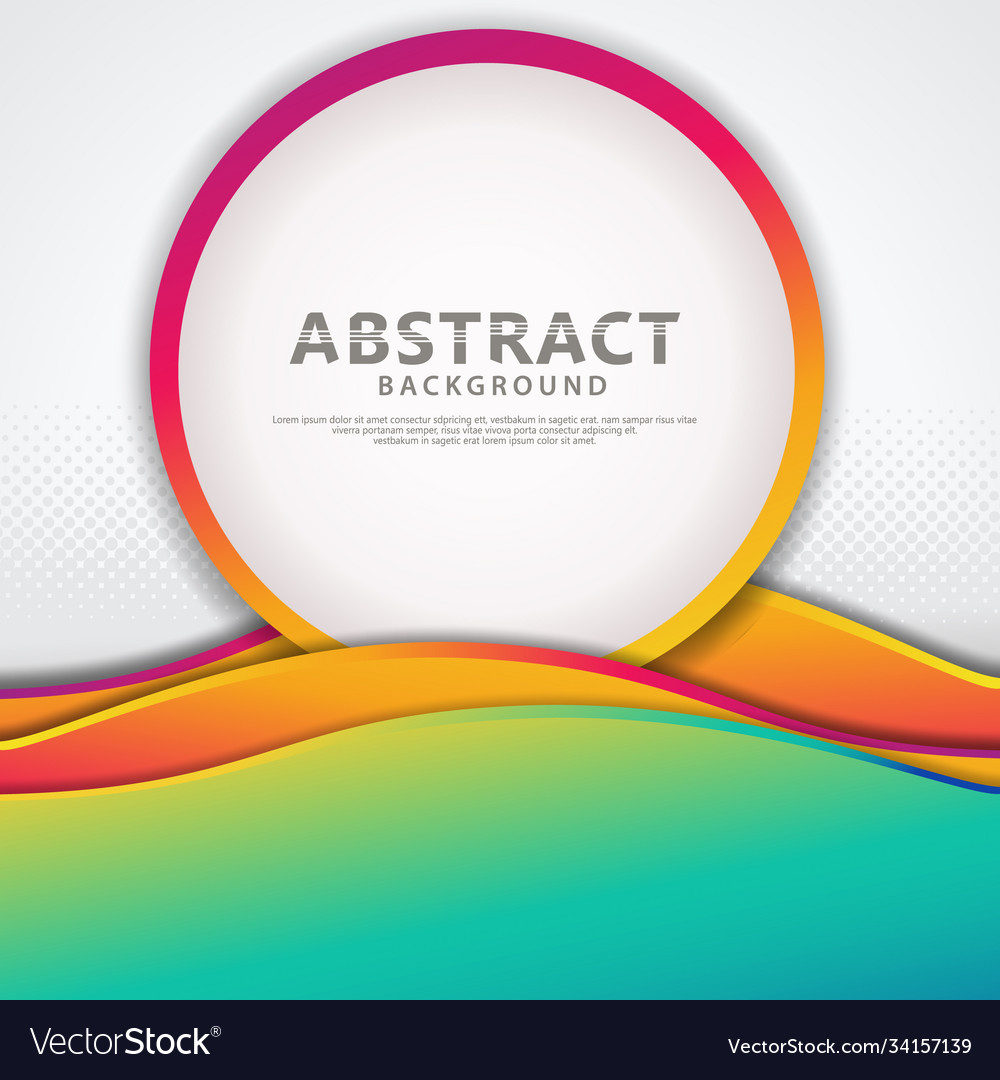 Abstract circle geometric pattern design Vector Image Abstract circle geometric pattern design