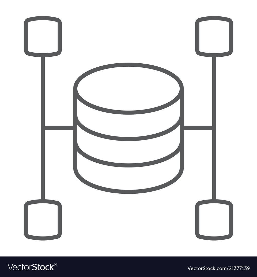 Data Warehouse Icon - Analytics & Database