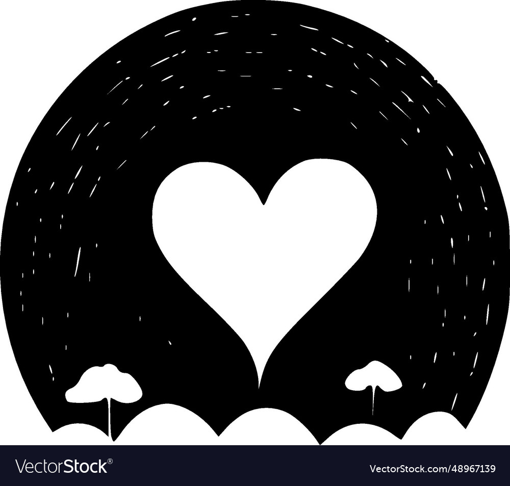 Love - minimalist and flat logo