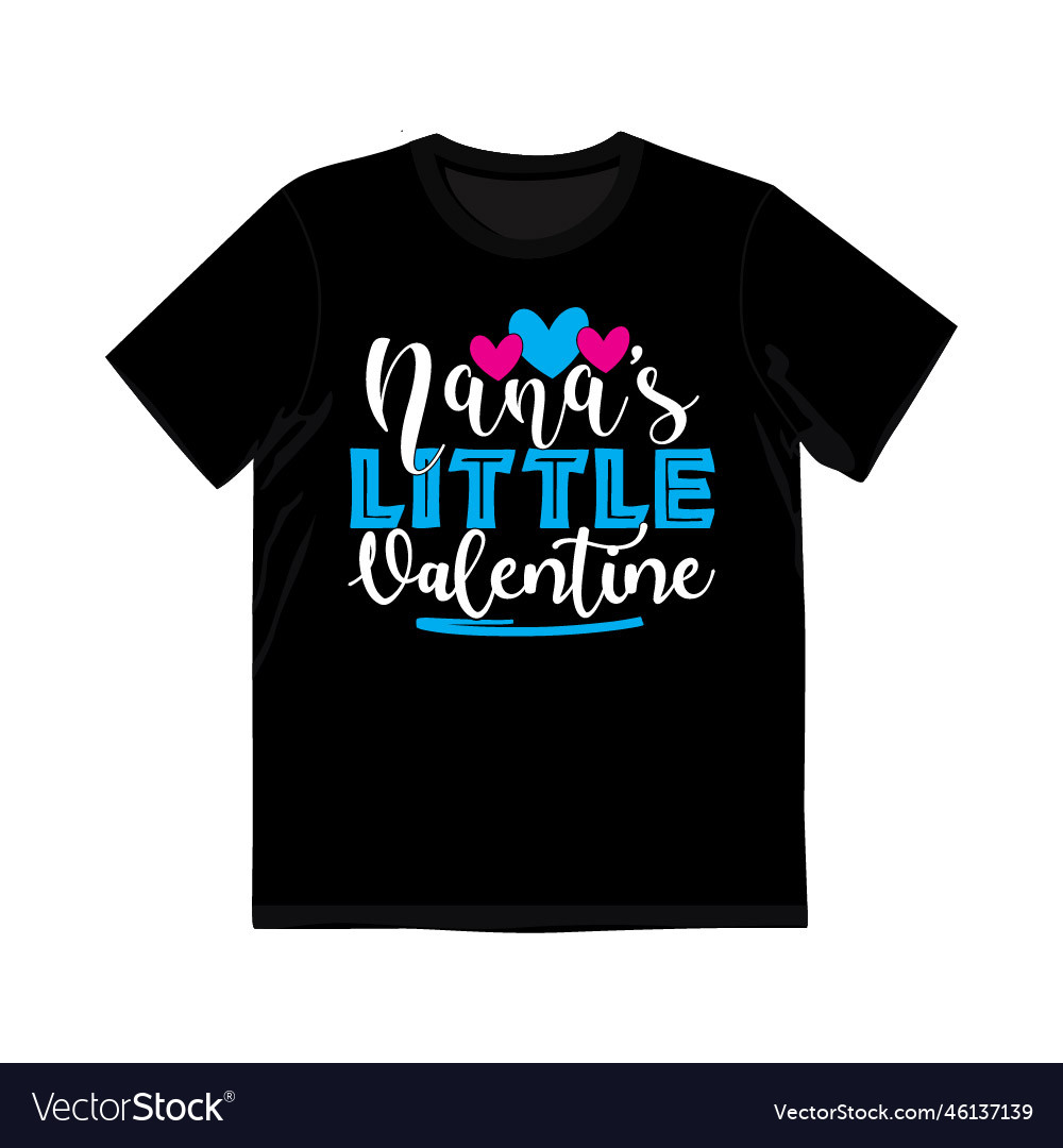 Nanas little valentine lettering design