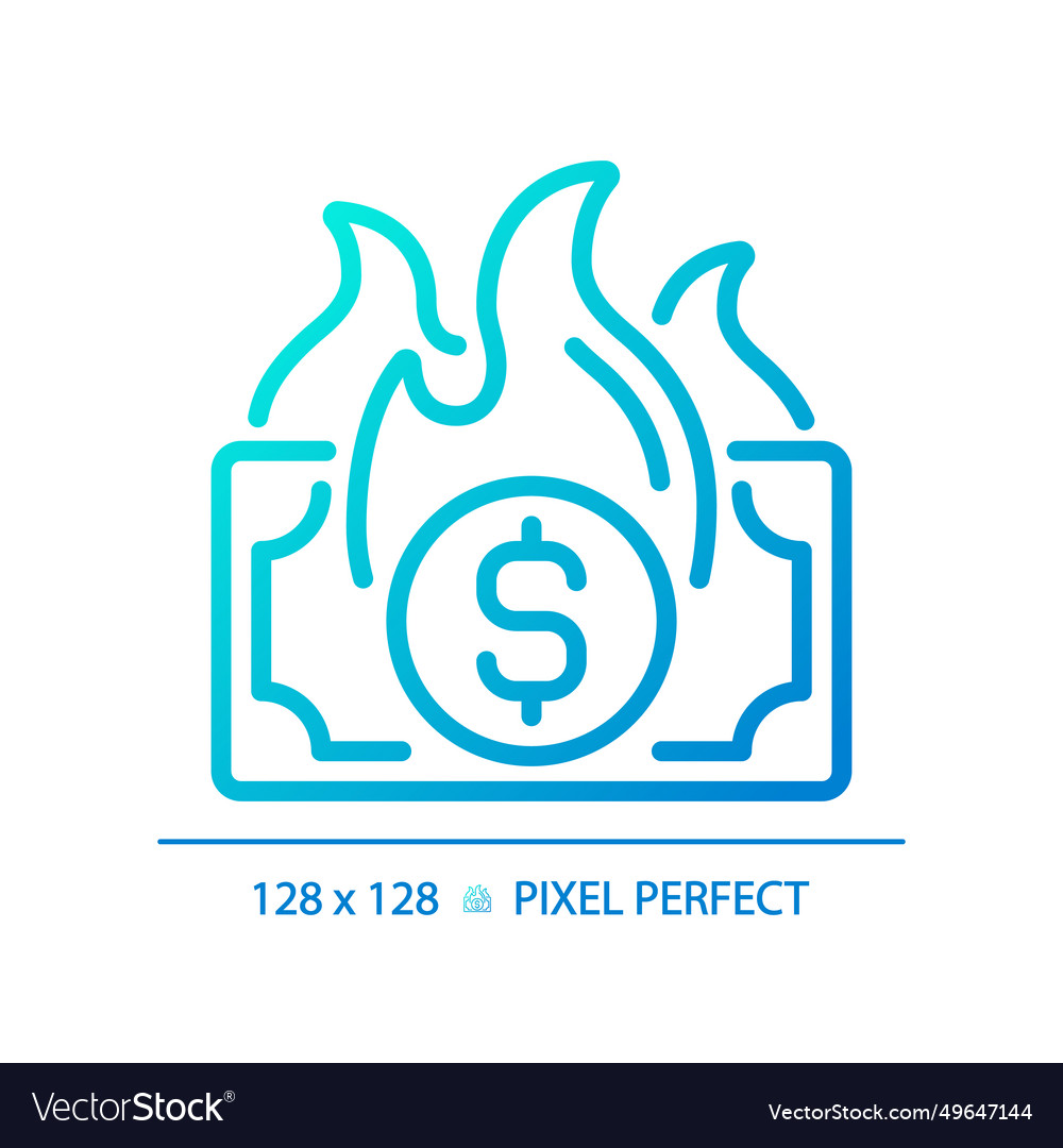 2d thin linear pixel perfect simple gradient Vector Image 2d thin linear pixel perfect simple gradient