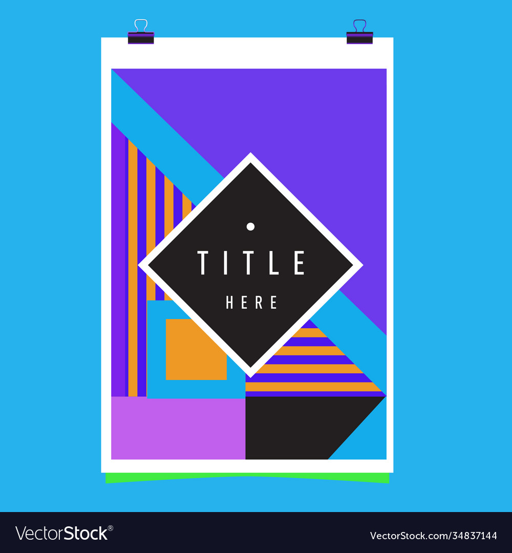 Abstract colorful geometric pattern background Vector Image Abstract colorful geometric pattern background