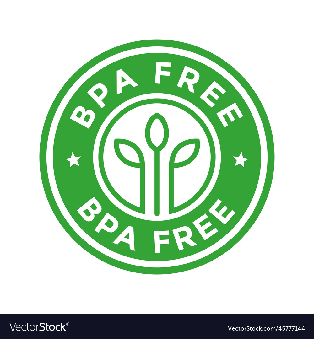 Bpa free logo template can be used for badge