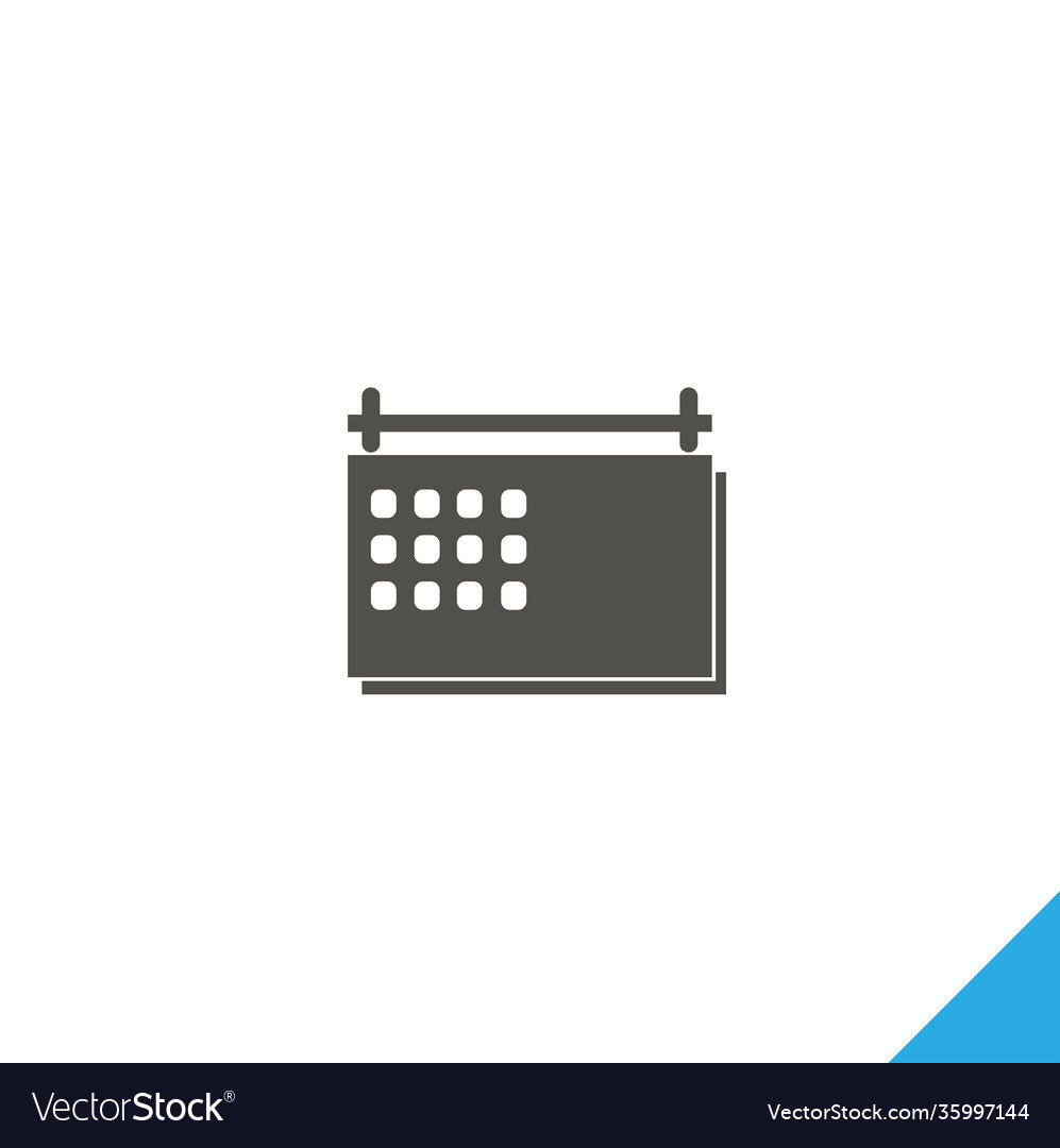 Calendar isolated icon design element