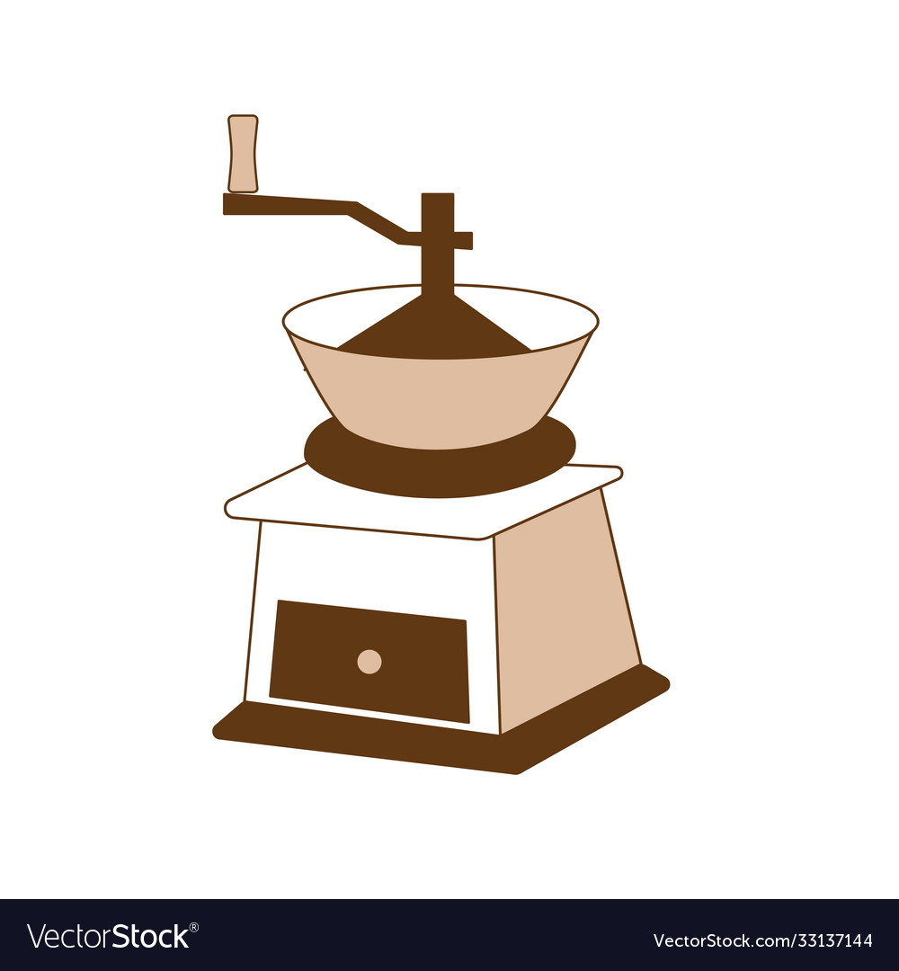 Coffee grinder object for creating a menu