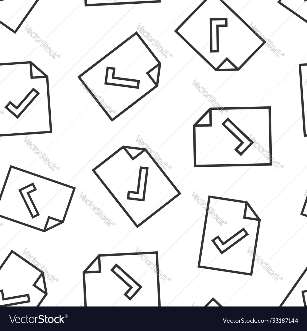 Document checklist icon in flat style report