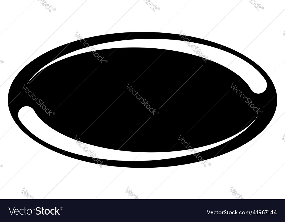 Ellipse oval Kreisrahmen Rand Banner Symbol Vector Image Ellipse oval Kreisrahmen Rand Banner Symbol
