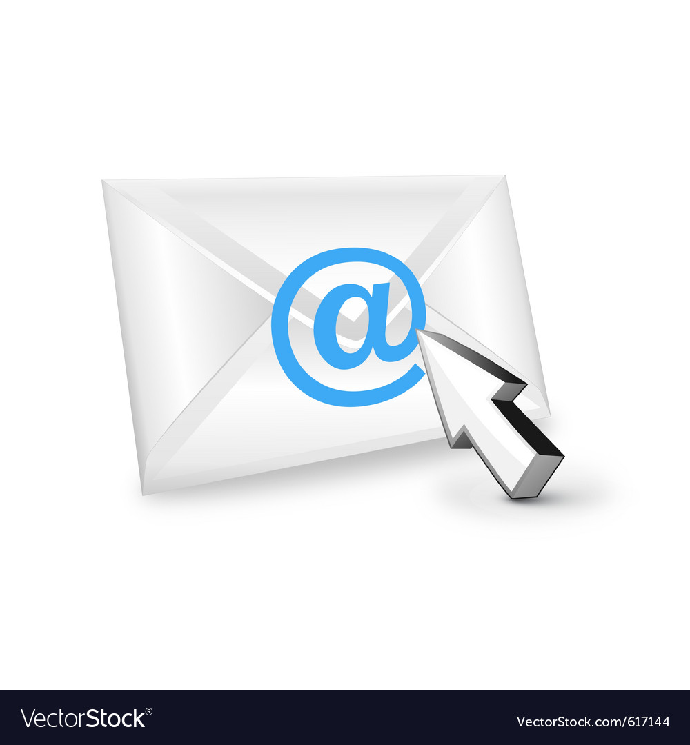 Email and mouse cursor pointer