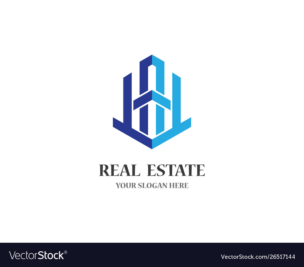 Real estate logo icon Royalty Free Vector Image