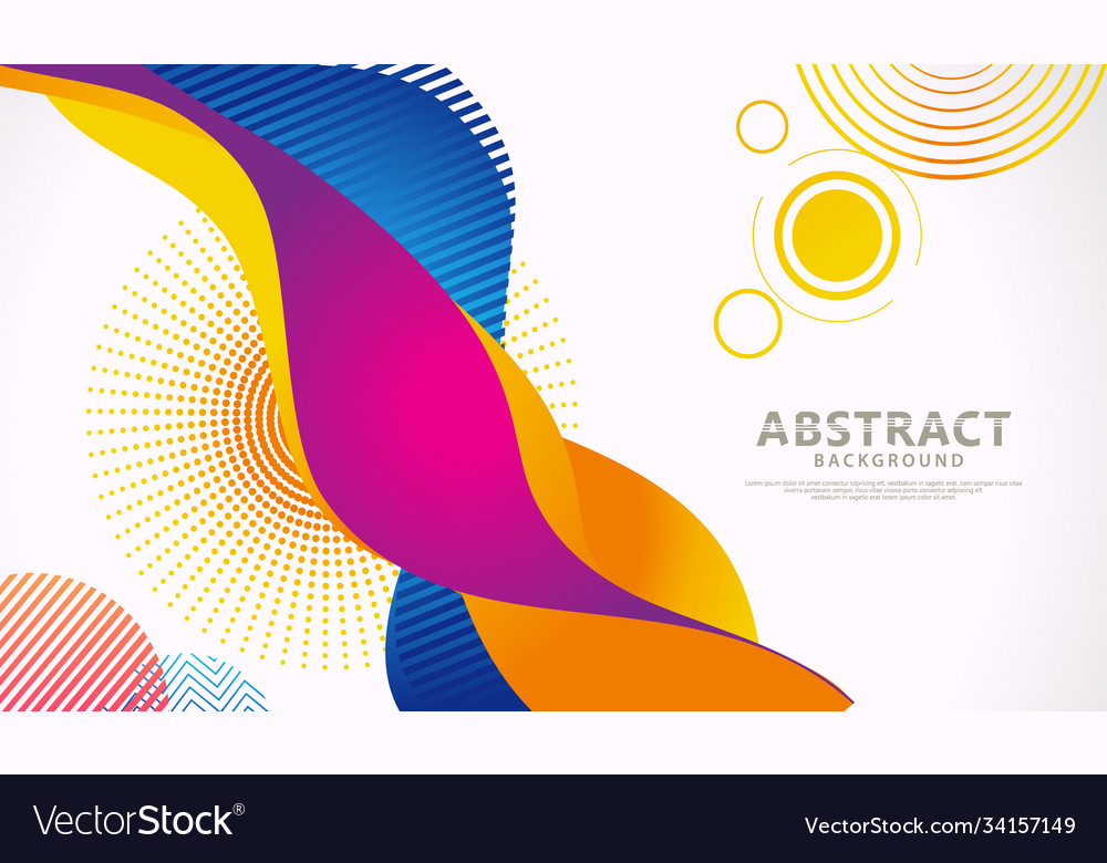 Abstract background with moving colorful dynamic