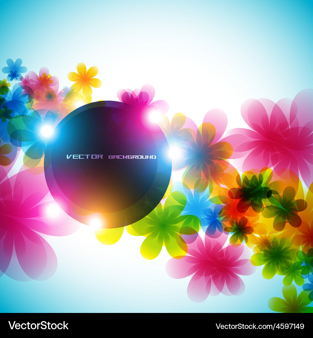 Beautiful flower background Royalty Free Vector Image