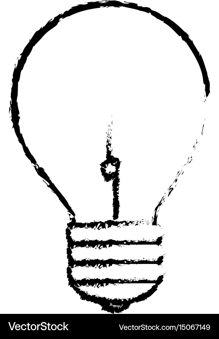 Bulb light isolated icon Royalty Free Vector Image