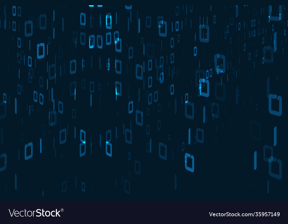 Digitaler Binärcode Hintergrund vector image Digitaler Binärcode Hintergrund
