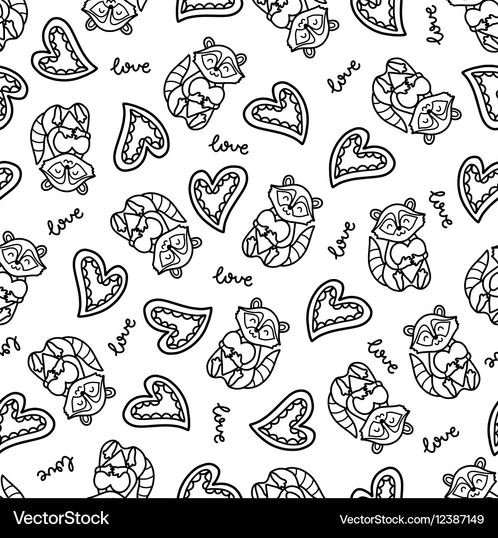 Doodles cute seamless pattern Royalty Free Vector Image