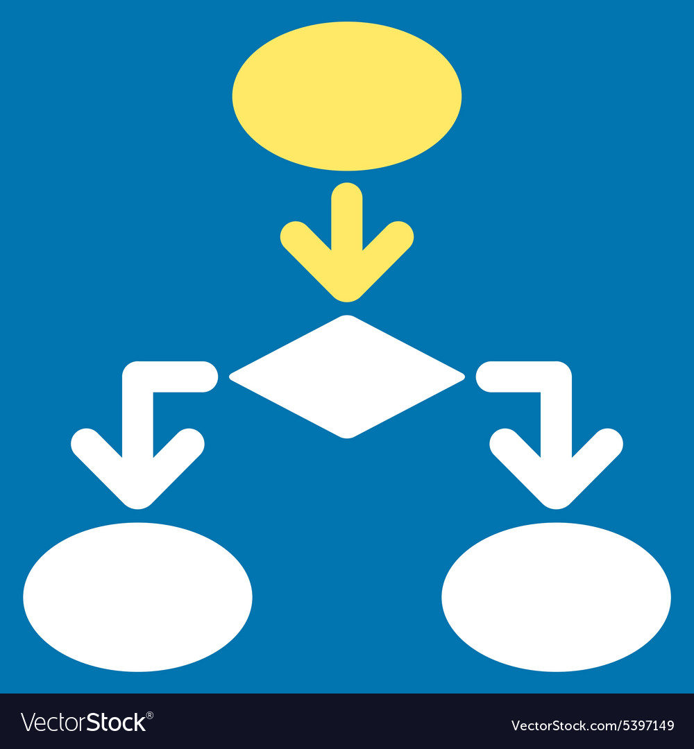 Flowchart icon from commerce set