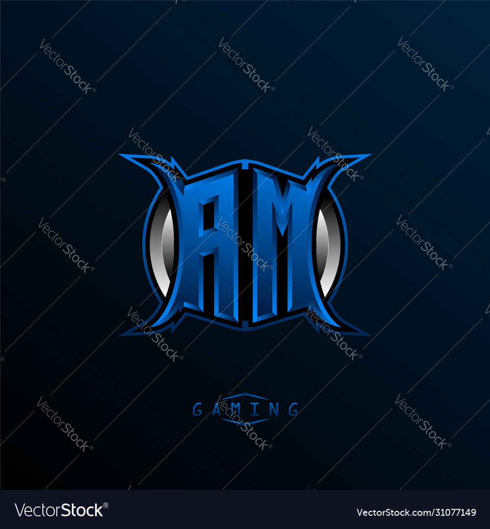 Initial am logo design