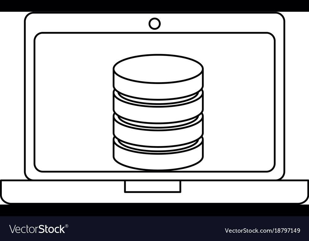 Laptop computer with data disk