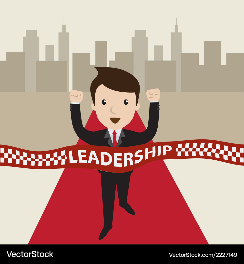 Leadership concept Royalty Free Vector Image - VectorStock