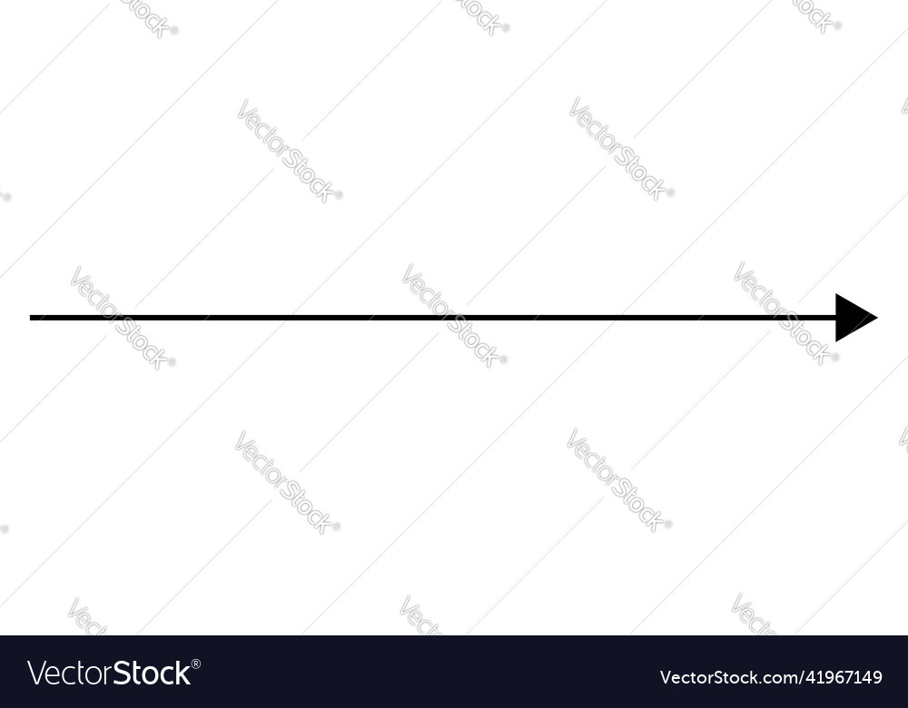 Lang längliche rechte Pfeil Cursor Zeigerelement vector image Lang längliche rechte Pfeil Cursor Zeigerelement