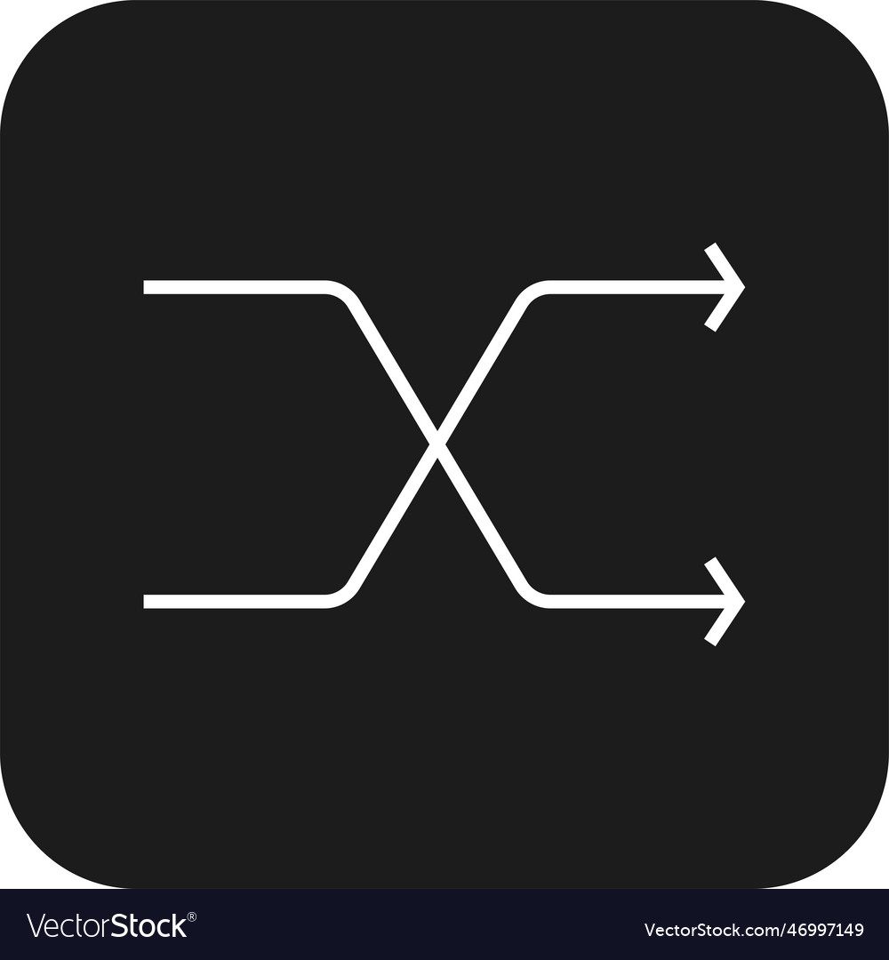 Random data analysis icon with black filled line