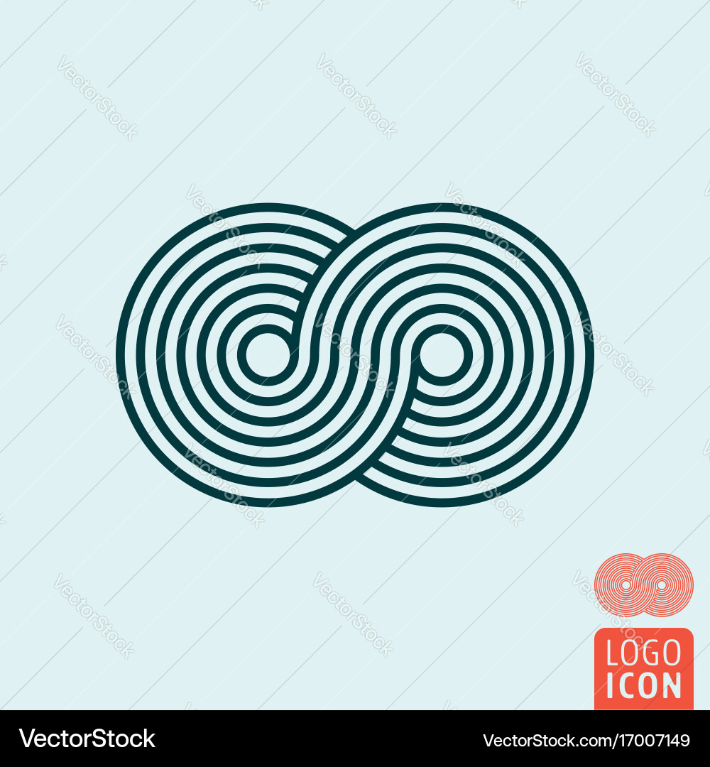 Rotating round icon Royalty Free Vector Image - VectorStock