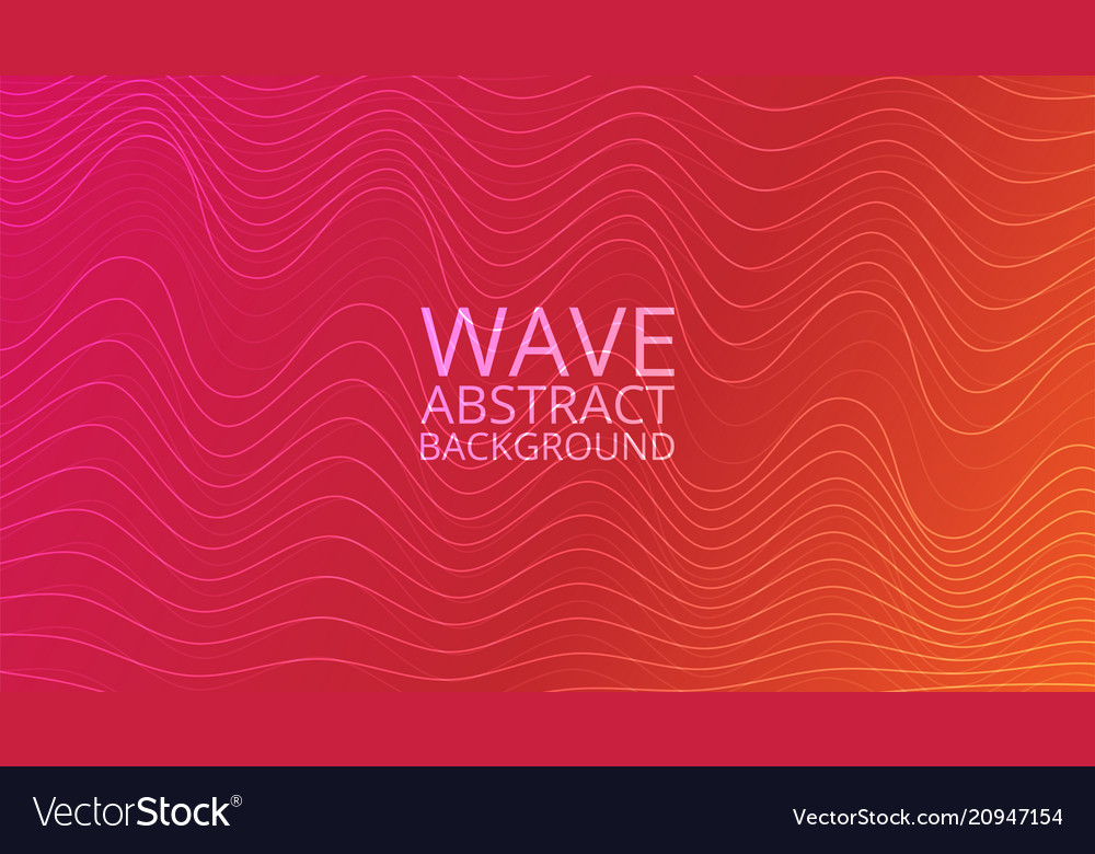 Abstract colored background with waves