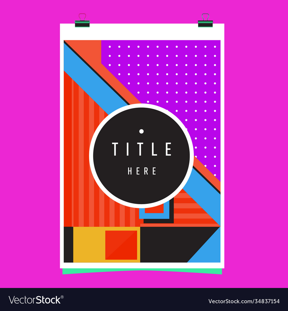 Abstract colorful geometric pattern background Vector Image Abstract colorful geometric pattern background