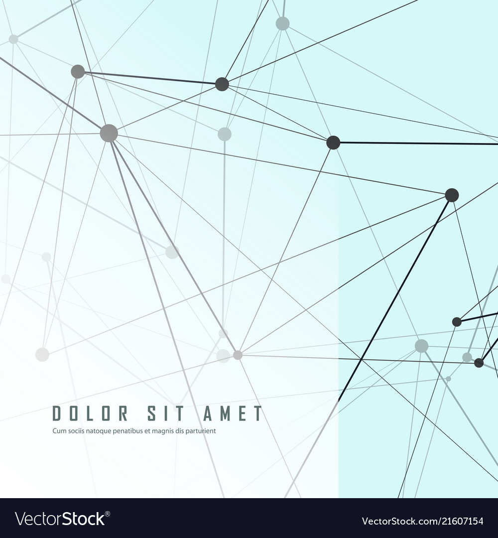 Abstract network and connect design concept vector image Abstract network and connect design concept