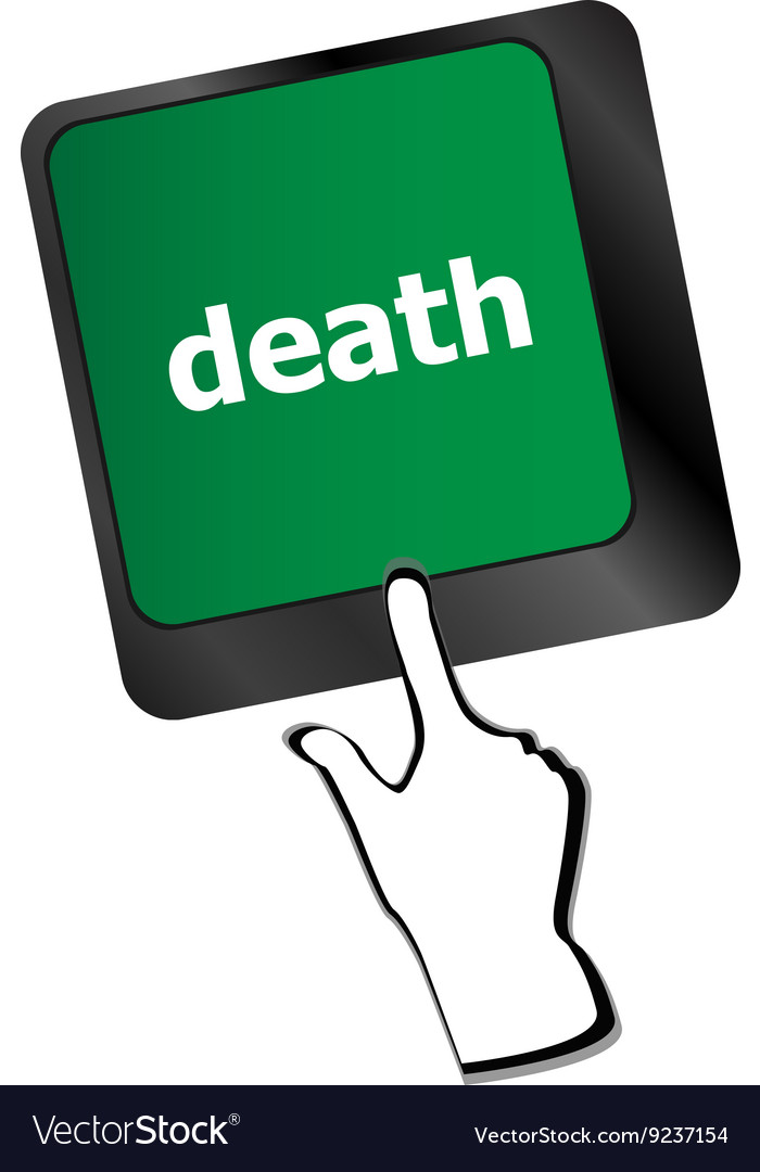 Death button on computer keyboard pc key