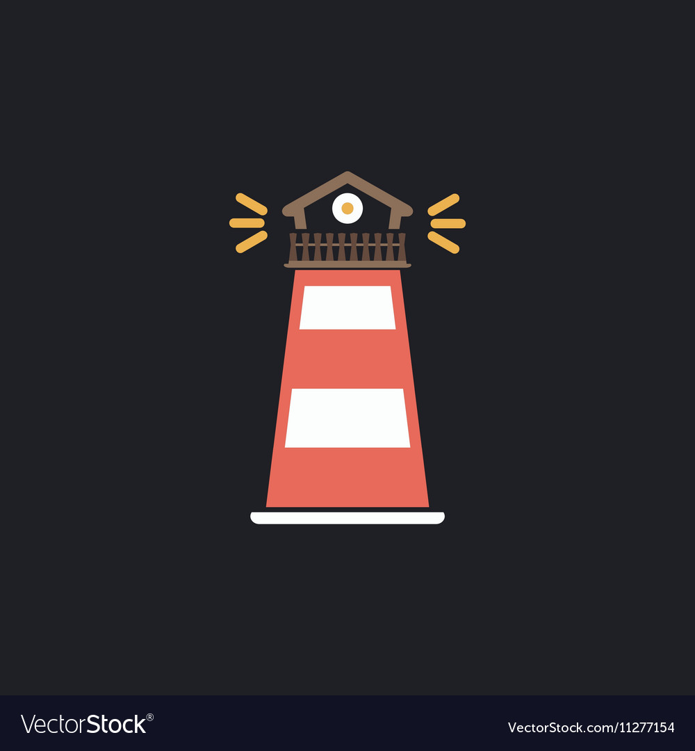 Lighthouse computer symbol