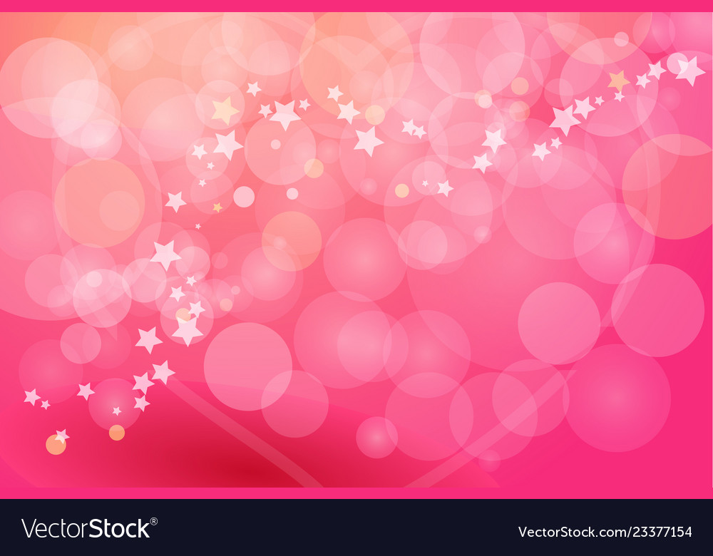 Pink Bokeh Abstract Background